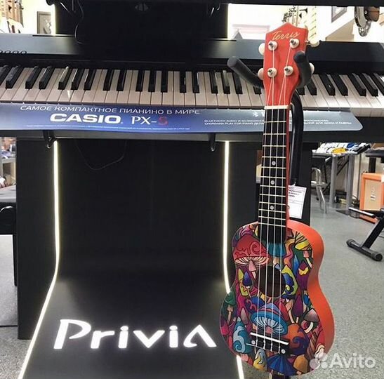 Terris JUS-20 mushroom - Укулеле сопрано (новое)