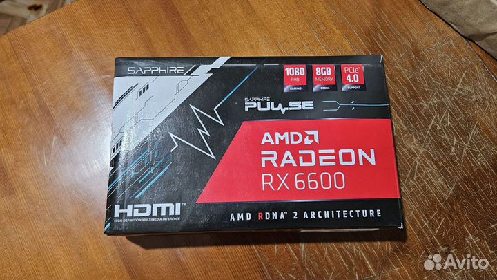 Видеокарта RX 6600 Sapphire Pulse
