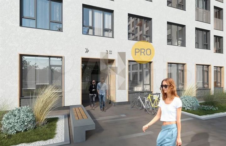 2-к. квартира, 73,3 м², 2/16 эт.