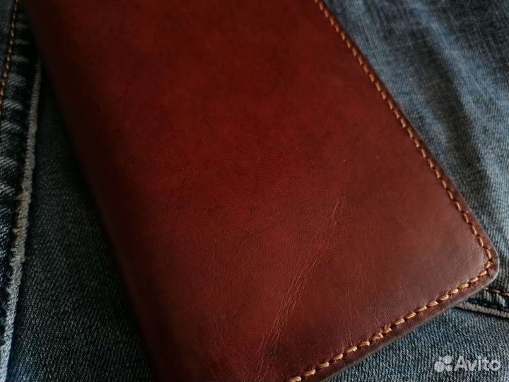 Обложка для автодокументов натуральная кожа