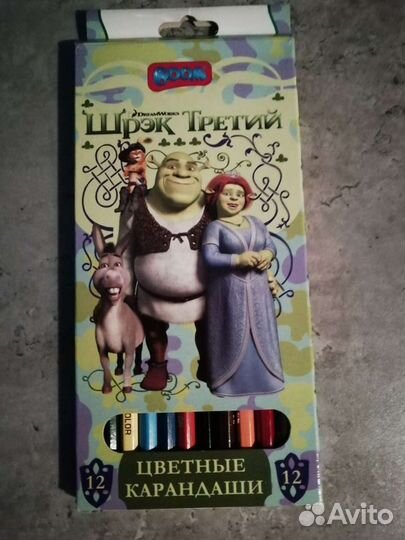 Карандаши цветные 12 шт