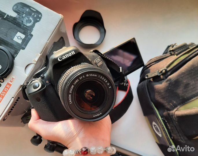 Зеркальный фотоаппарат canon eos 600d kit 18 55mm