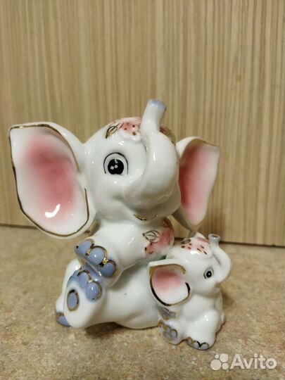 Керамические слоники 3 штуки