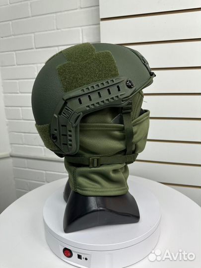 Баллистический шлем без ушейАрамид (Олива)