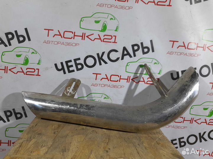 Защита заднего бампера угловая