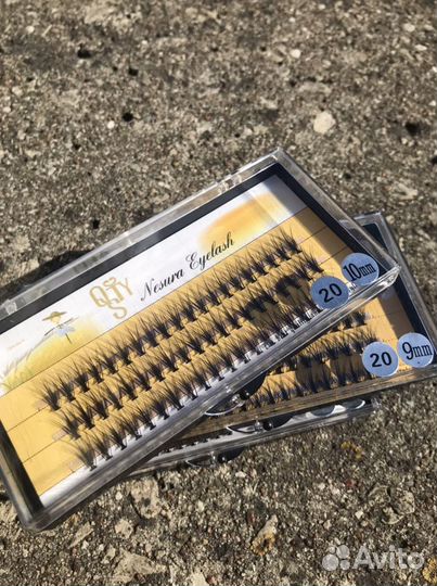 Ресницы пучки для макияжа