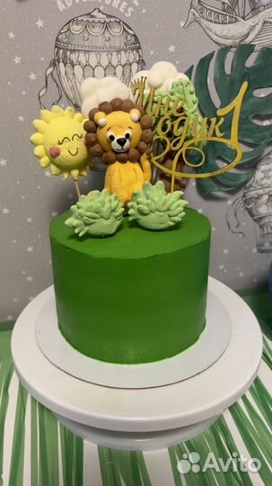 Свеча и топпер 1 годик