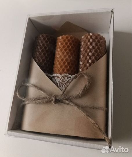 Набор свечей из вощины