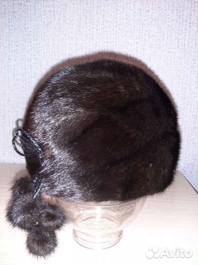Берет женский норковый