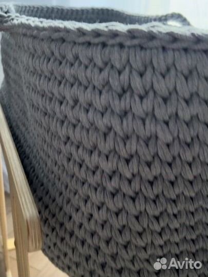 Вязаная люлька колыбель для новорожденных