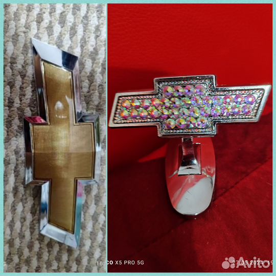 Эмблема перед/зад/капот Chevrolet шильдик