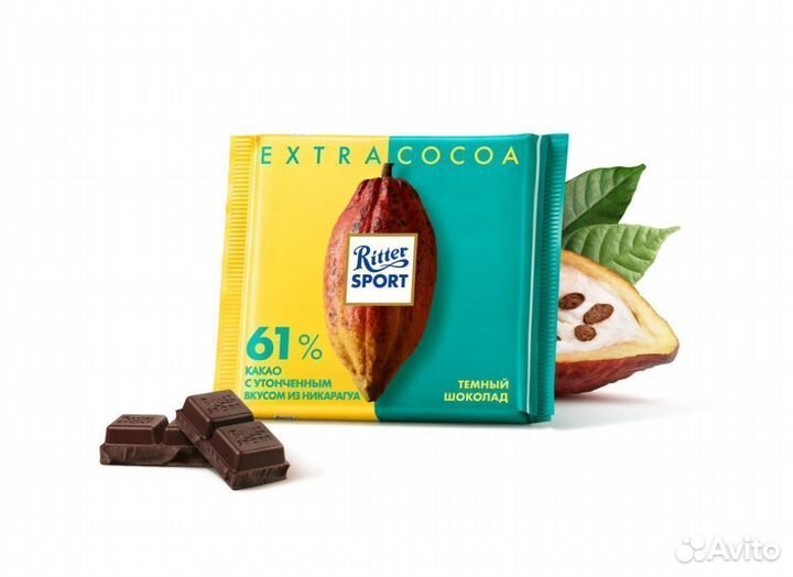 Опт - Ritter Sport Утонченный вкус из Никарагуа