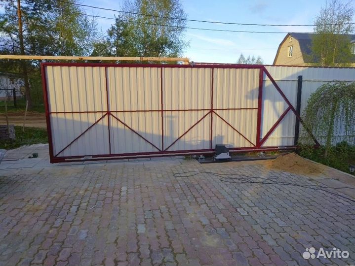 Откатные ворота механика