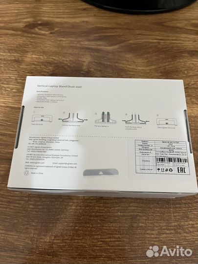 Ugreen вертикальный держатель для ноутбука macbook