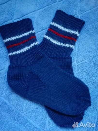 Носки из мериносовой и собачьей шерсти