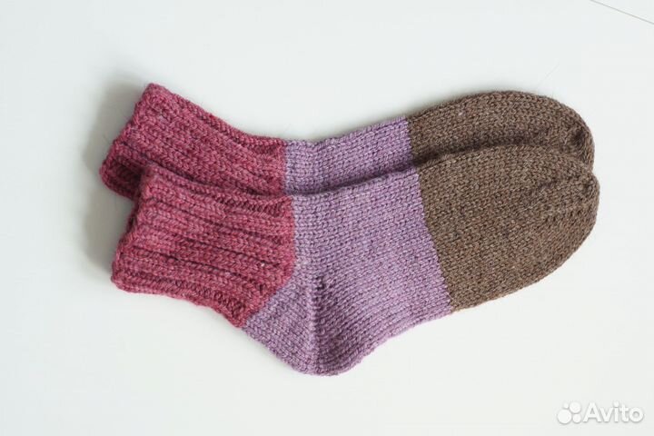 Носки женские вязаные, ручная работа