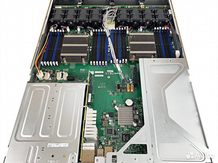 Сервер Supermicro 6018U-TR4T 2x E5-2667v3 32Gb