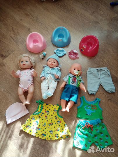 Кукла беби борн и Беби Бон 43 см