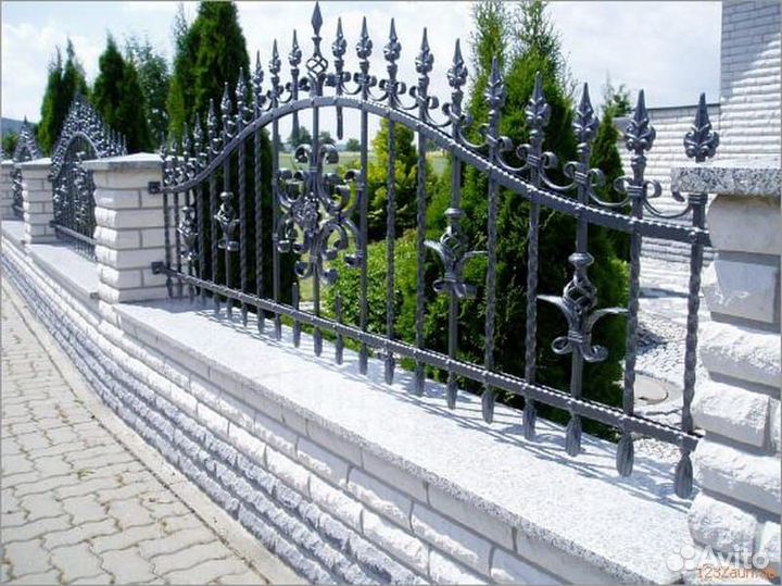 Кованый забор