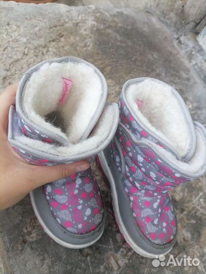 Сапоги зимние для девочки 26