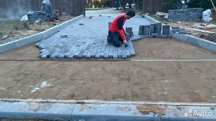 Брусчатка кирпичик