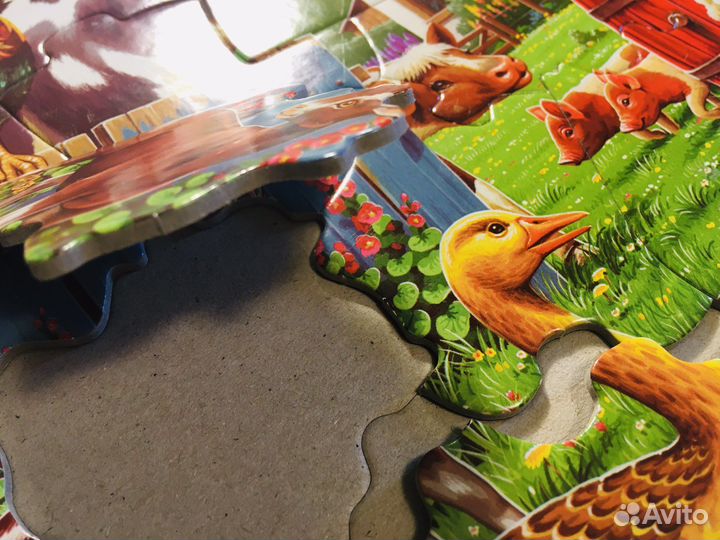 Пазлы Larsen животные фермы, 23 детали