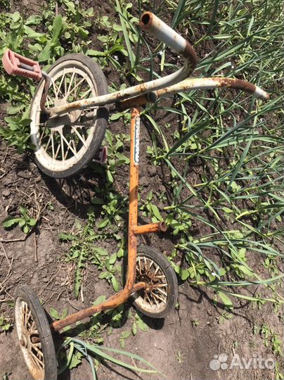 Велосипед СССР Малыш. Состояние на фото