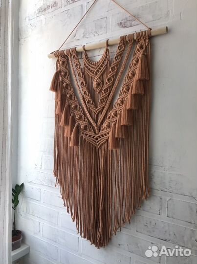 Панно настенное макраме гобелен, бохо декор