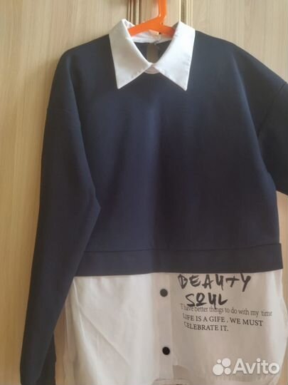 Блузка школьная для девочки 152