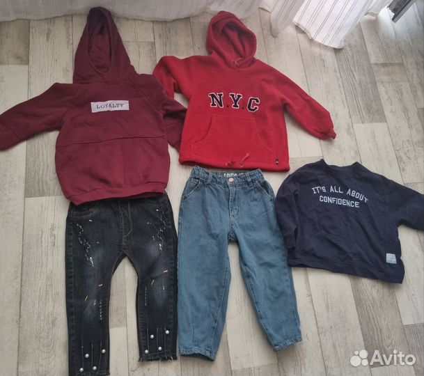 Вещи пакетом на девочку 110