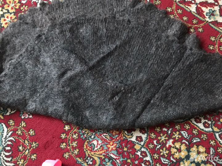 Шаль пуховая серая