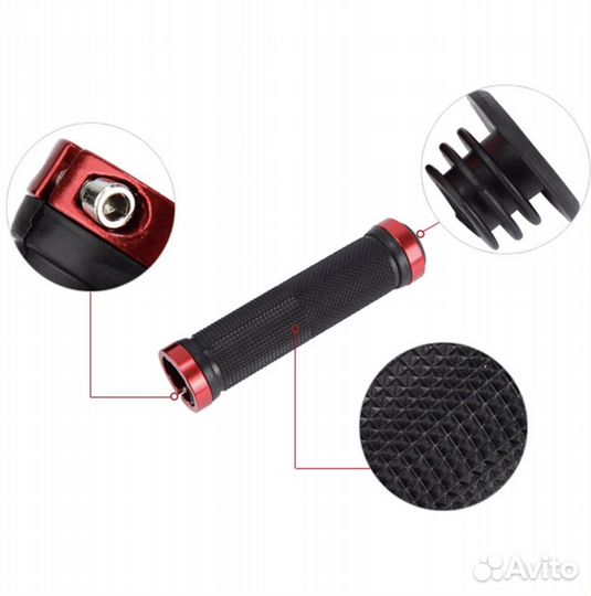 Грипсы для велосипеда с зажимами