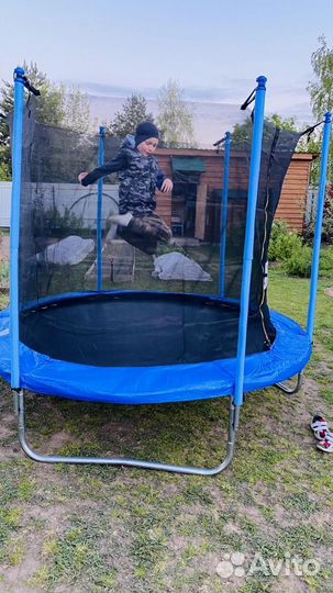 Батут с сеткой