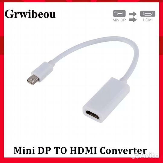 Переходник Display Port/mini DisplayPort на hdmi