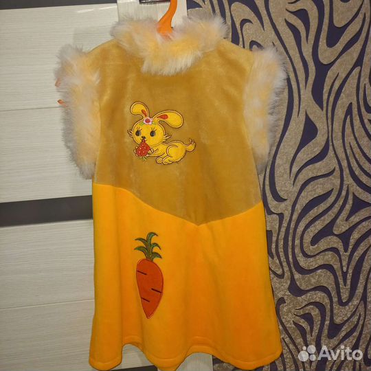 Костюм зайчика на ребёнка 3-5 лет