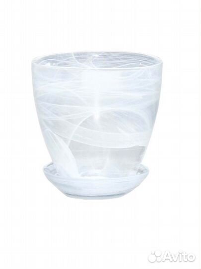 Горшок для орхидеи стеклянный 2 шт