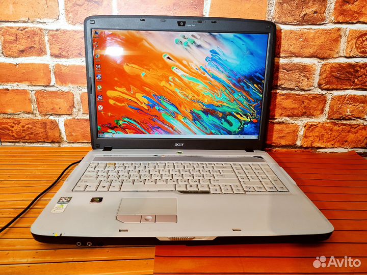 Acer Aspire 7520 -17 Дюймов \ 2 Ядра \ 2 Озу \ Nvi