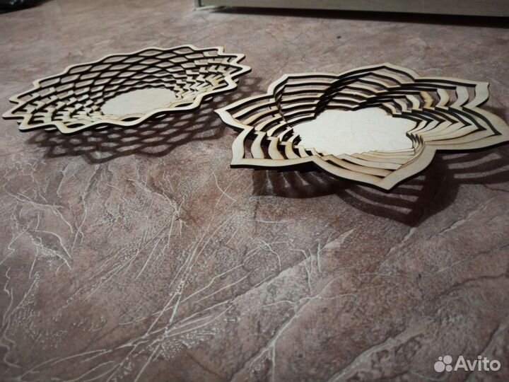 Деревянные тарелки