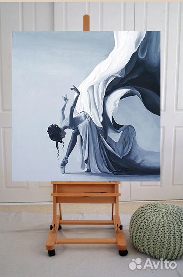 Картина маслом большого размера