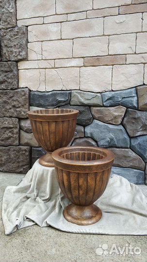 Вазон из бетона