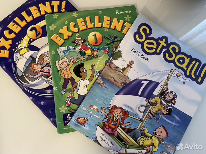 Excellent учебник 1, 2 и начальный