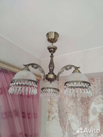 Люстра хрустальная