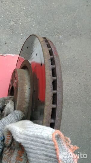 Передние тормозные диски хендай санта фе 2013 гв