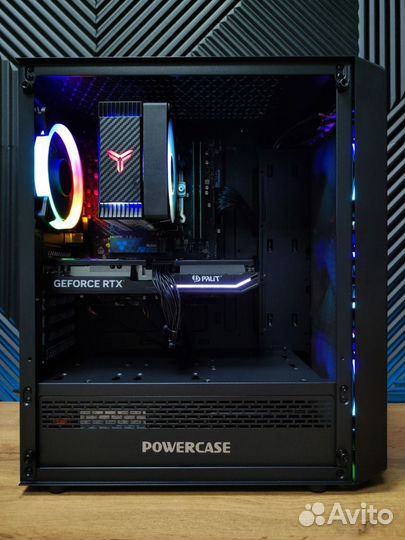 Игровой пк Ryzen 7500f, RTX 4060, DDR5 16 GB, NVMe