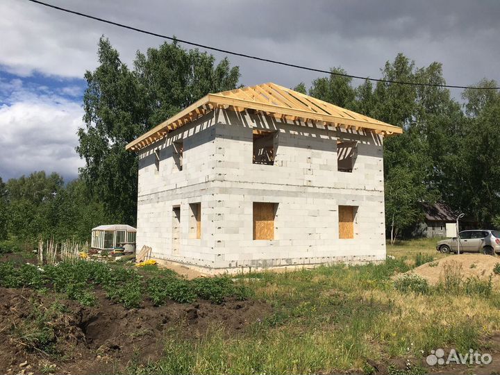 Строительство крыши дома