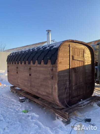 Баня Бочка Квадро 4 метра от производителя