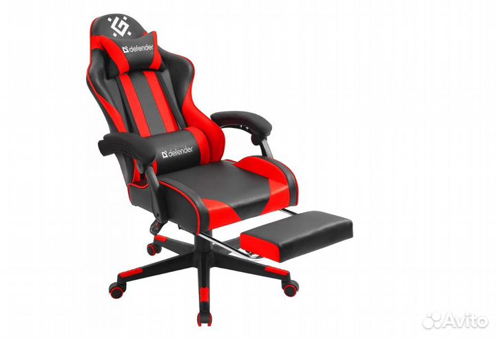 Компьютерное игровое кресло defender Rock черный