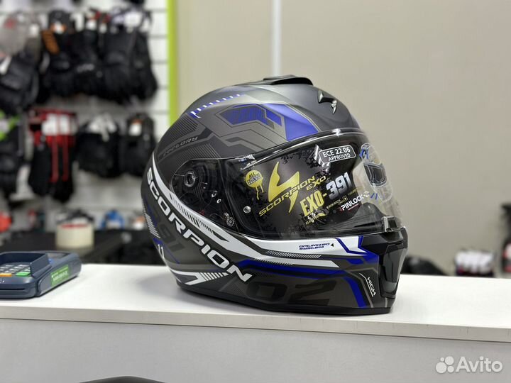 Мотошлем EXO-391 Haut