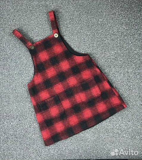 Сарафан next 104 в клетку