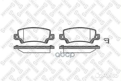 885 002BSX GDB3289 колодки дисковые з. Toyota